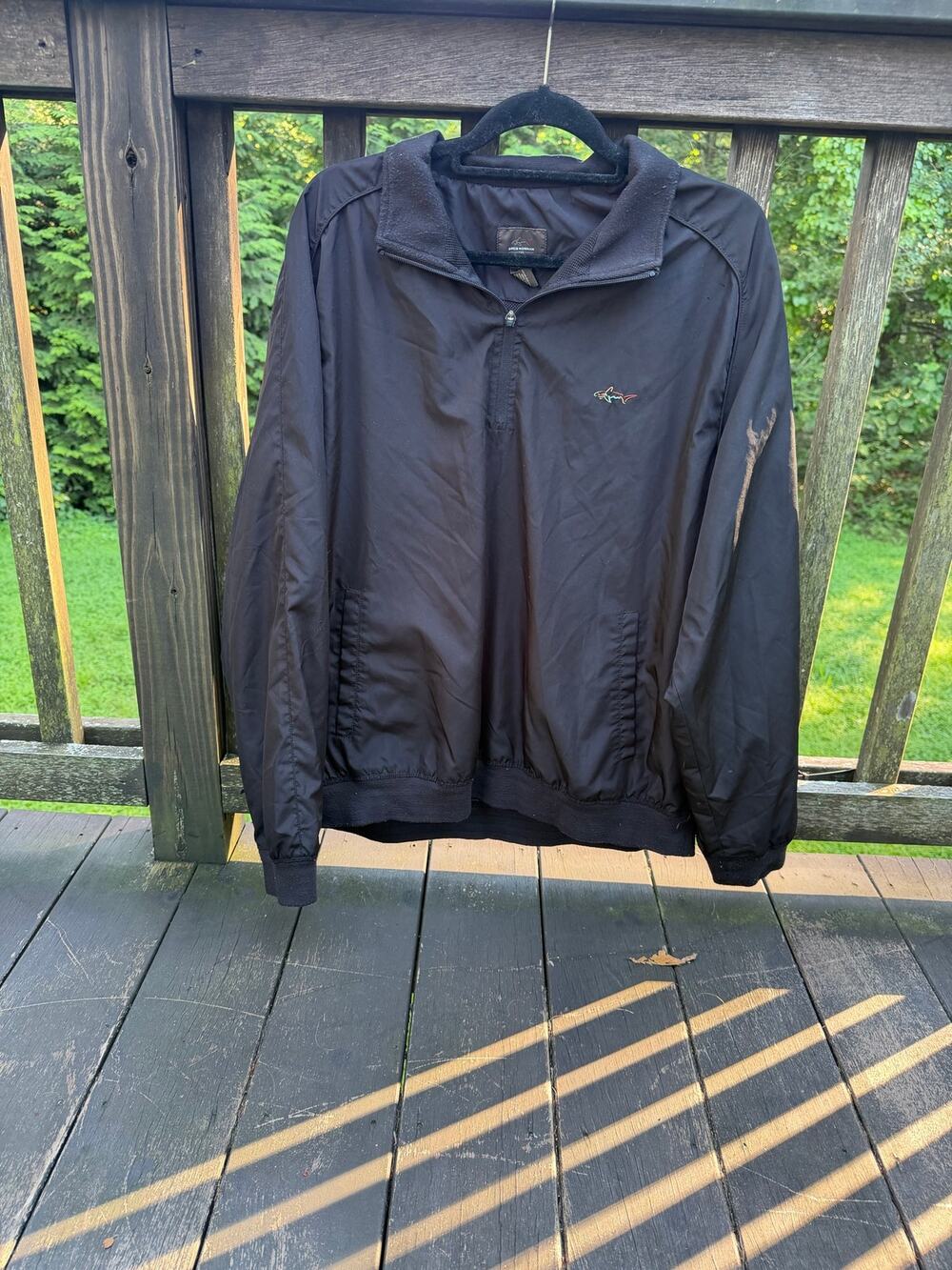 Greg Norman Tasso Elba Black Golf Jacket XL